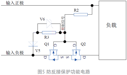 過欠壓、防反接電路
